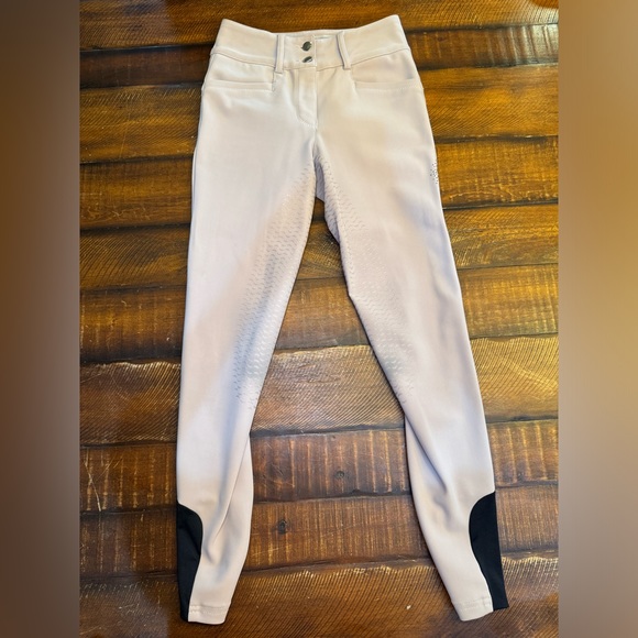 Animo Nuka FW22 Full Seat Breeches - Greige - Picture 4 of 11